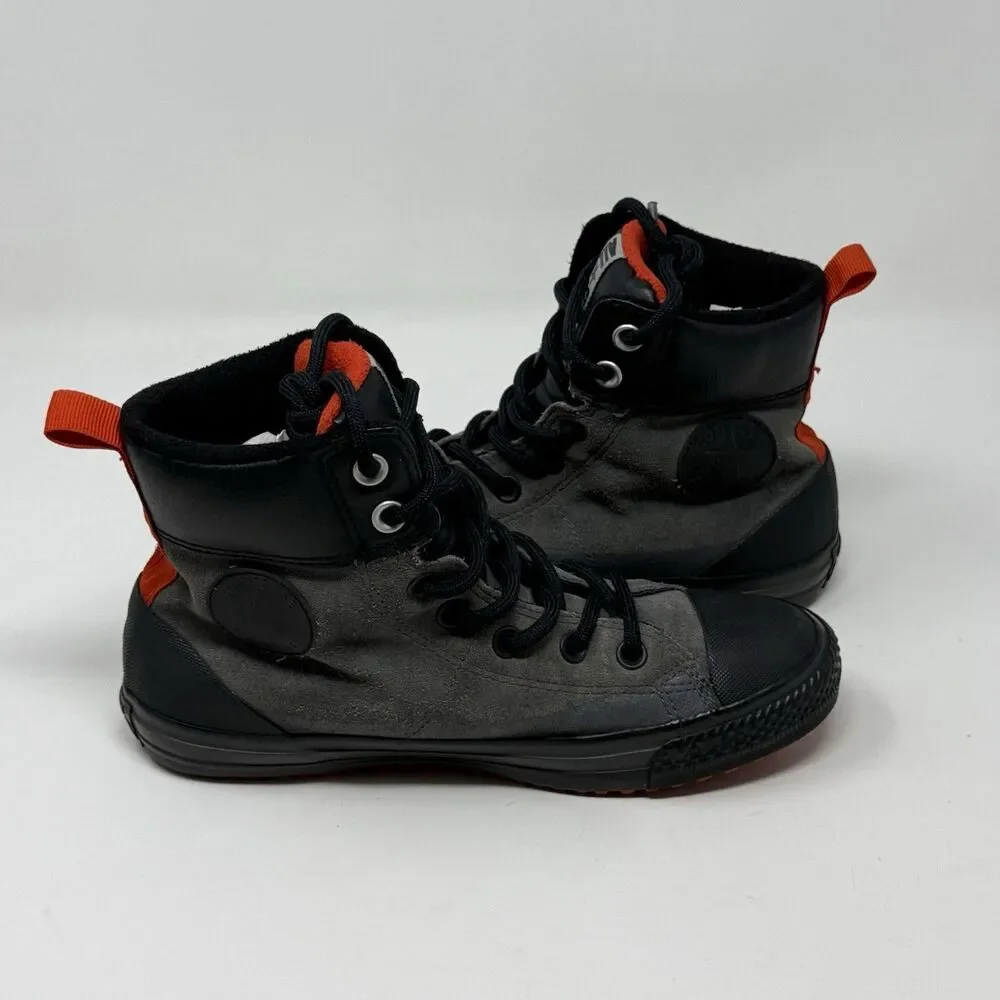 Converse Chuck Taylor All Star Asphalt Boots Sneakers Boys Girls 5 Gray Suede